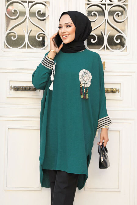 Emerald Green Modest Top 651ZY